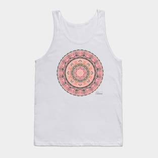 Pastel Dreaming Floral Mandala Tank Top